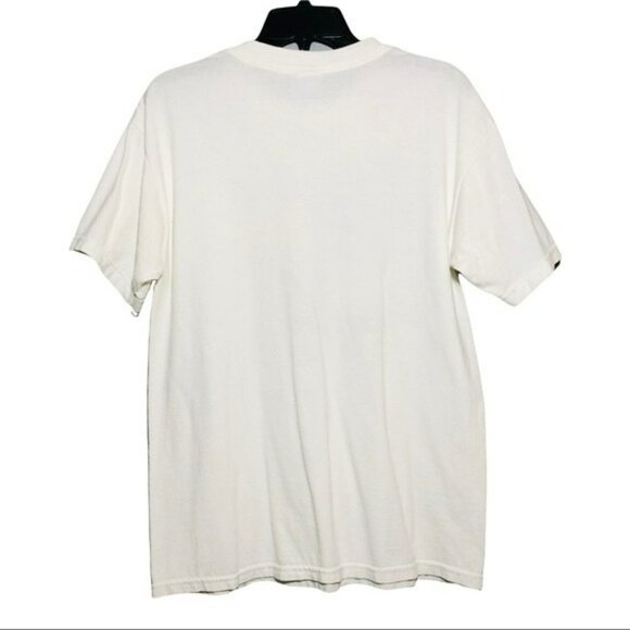 Gildan TShirt Men Sz M York Poquoson Sheriff Office Drug Freedom Eagle USA Flag - Picture 2 of 11